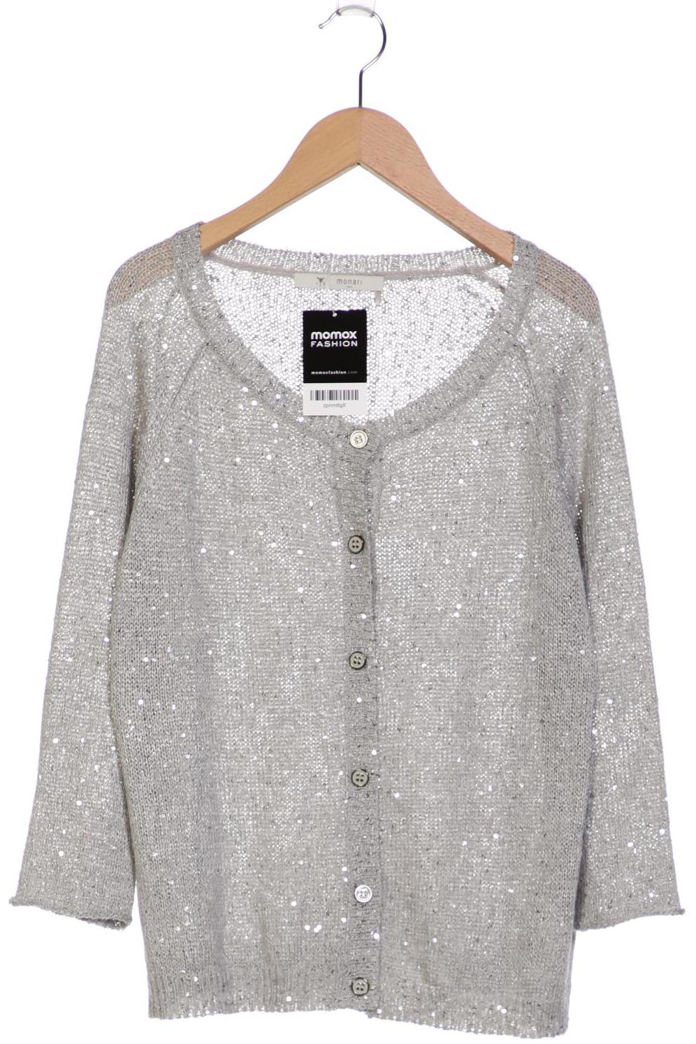 

monari Damen Strickjacke, grau, Gr. 40