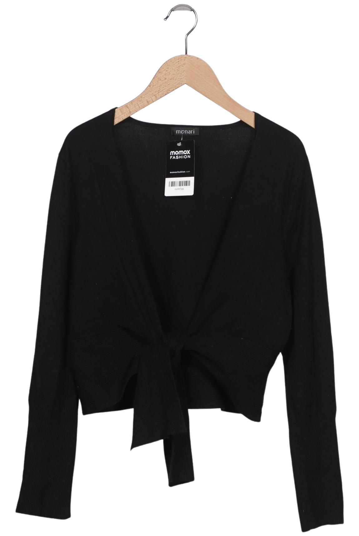 

monari Damen Strickjacke, schwarz, Gr. 42