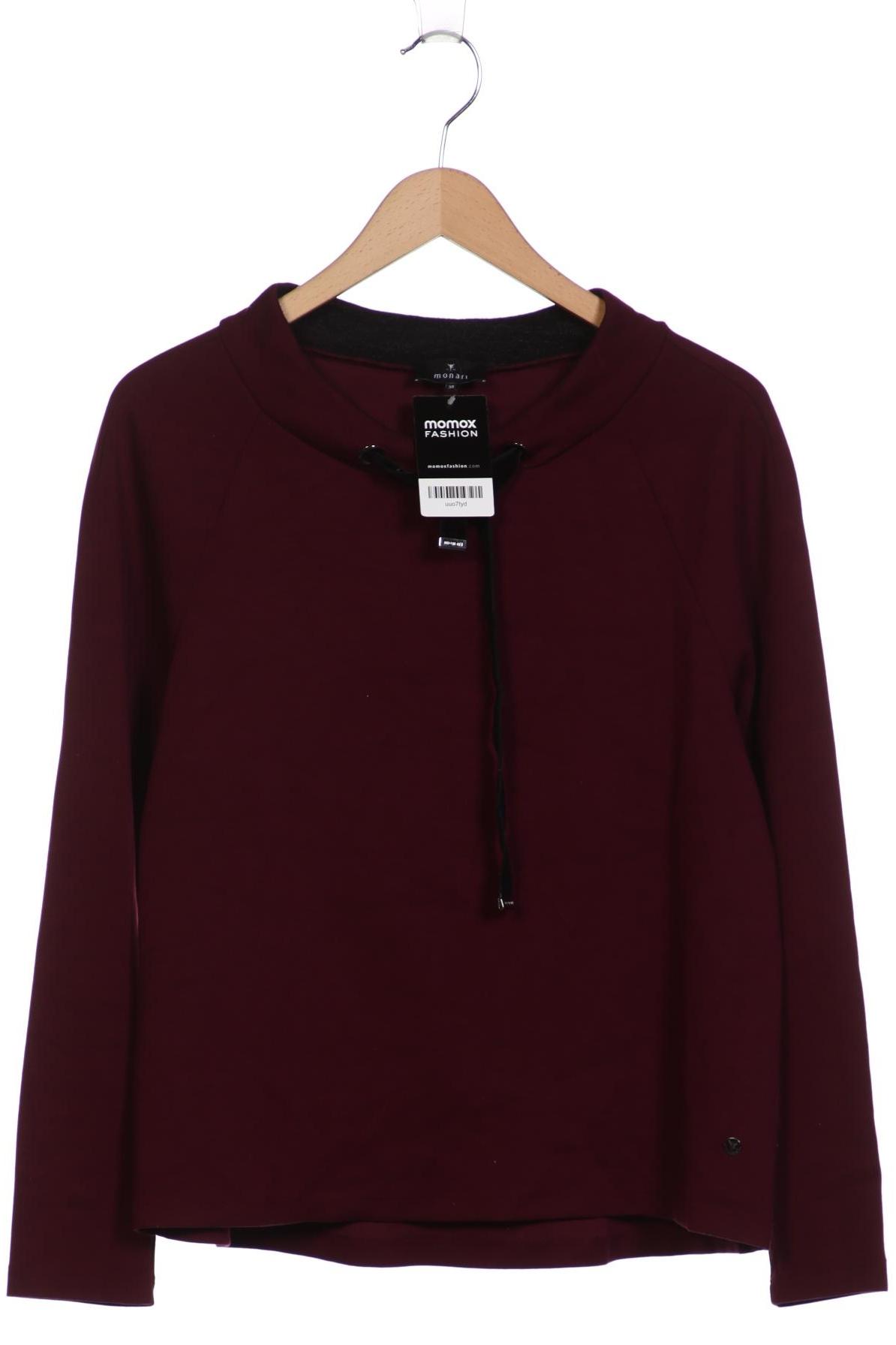 

monari Damen Sweatshirt, bordeaux, Gr. 38