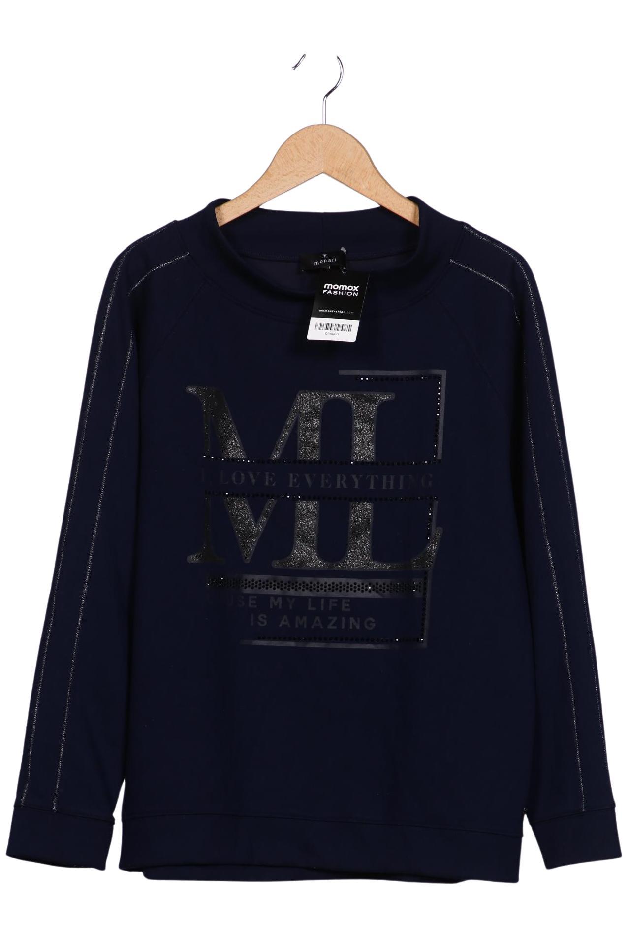 

monari Damen Sweatshirt, marineblau, Gr. 44
