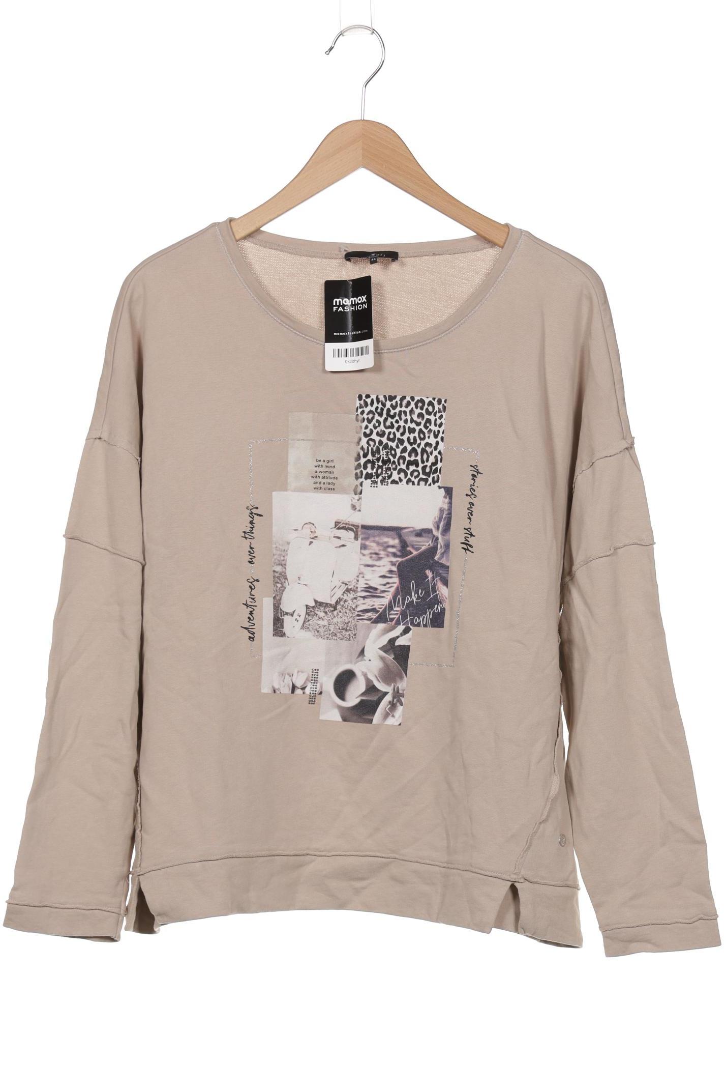 

monari Damen Sweatshirt, beige, Gr. 44