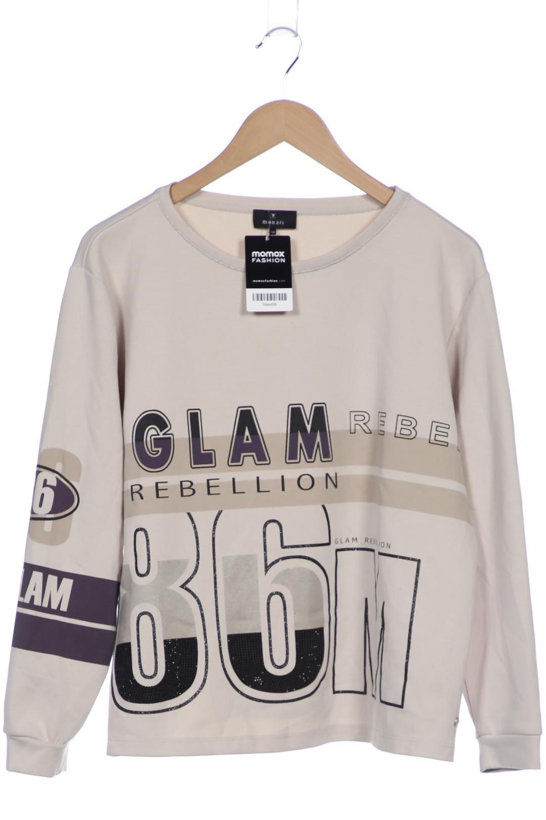 

monari Damen Sweatshirt, beige, Gr. 38