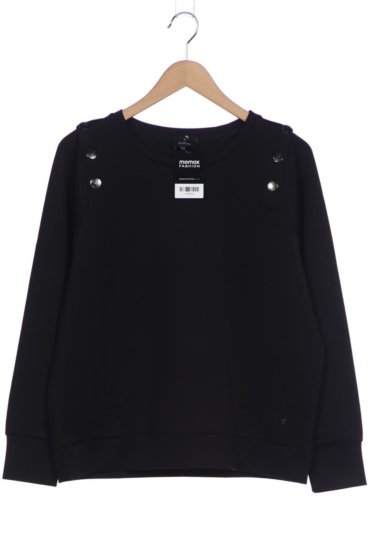 

monari Damen Sweatshirt, schwarz, Gr. 42