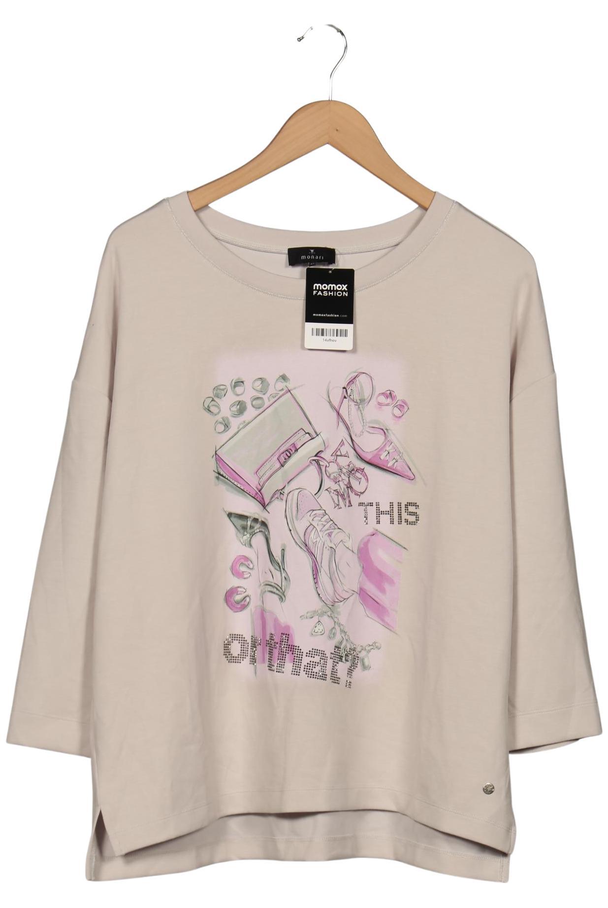 

monari Damen Sweatshirt, beige, Gr. 44