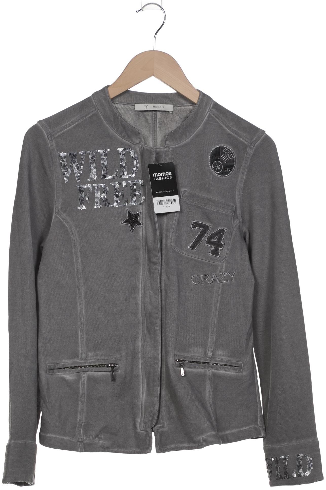 

monari Damen Sweatshirt, grau, Gr. 42