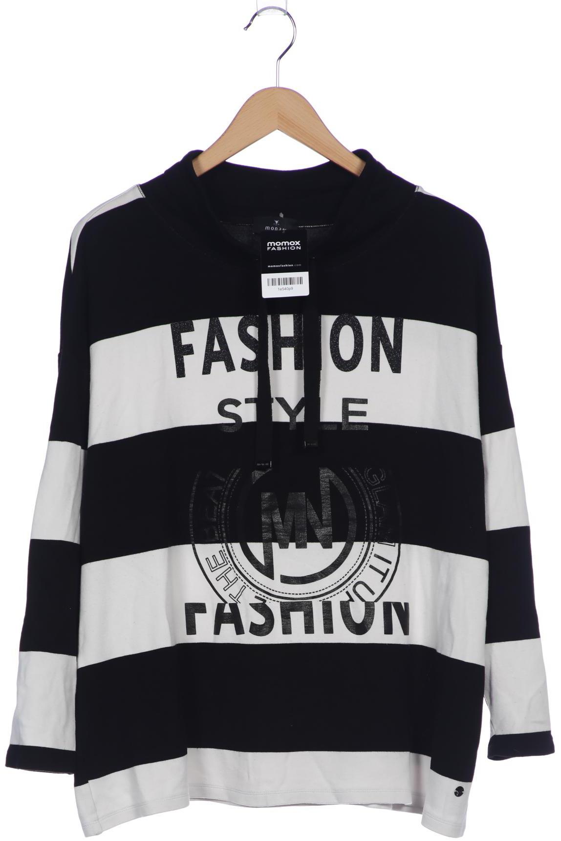 

monari Damen Sweatshirt, schwarz, Gr. 46