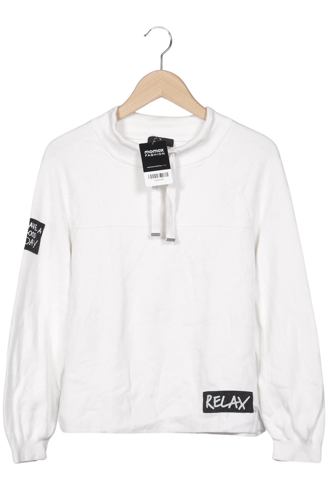 

monari Damen Sweatshirt, weiß, Gr. 36