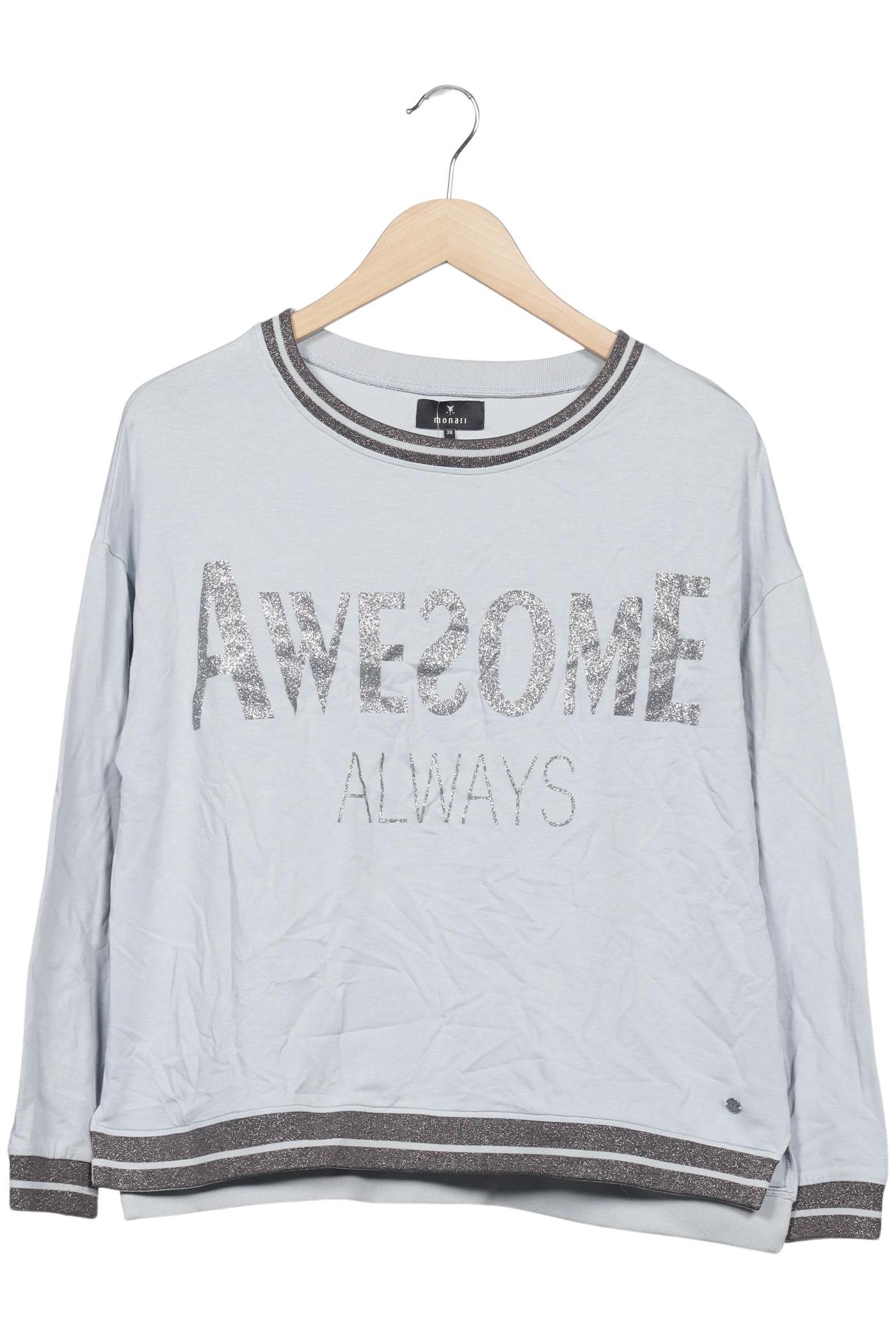 

monari Damen Sweatshirt, hellblau, Gr. 38