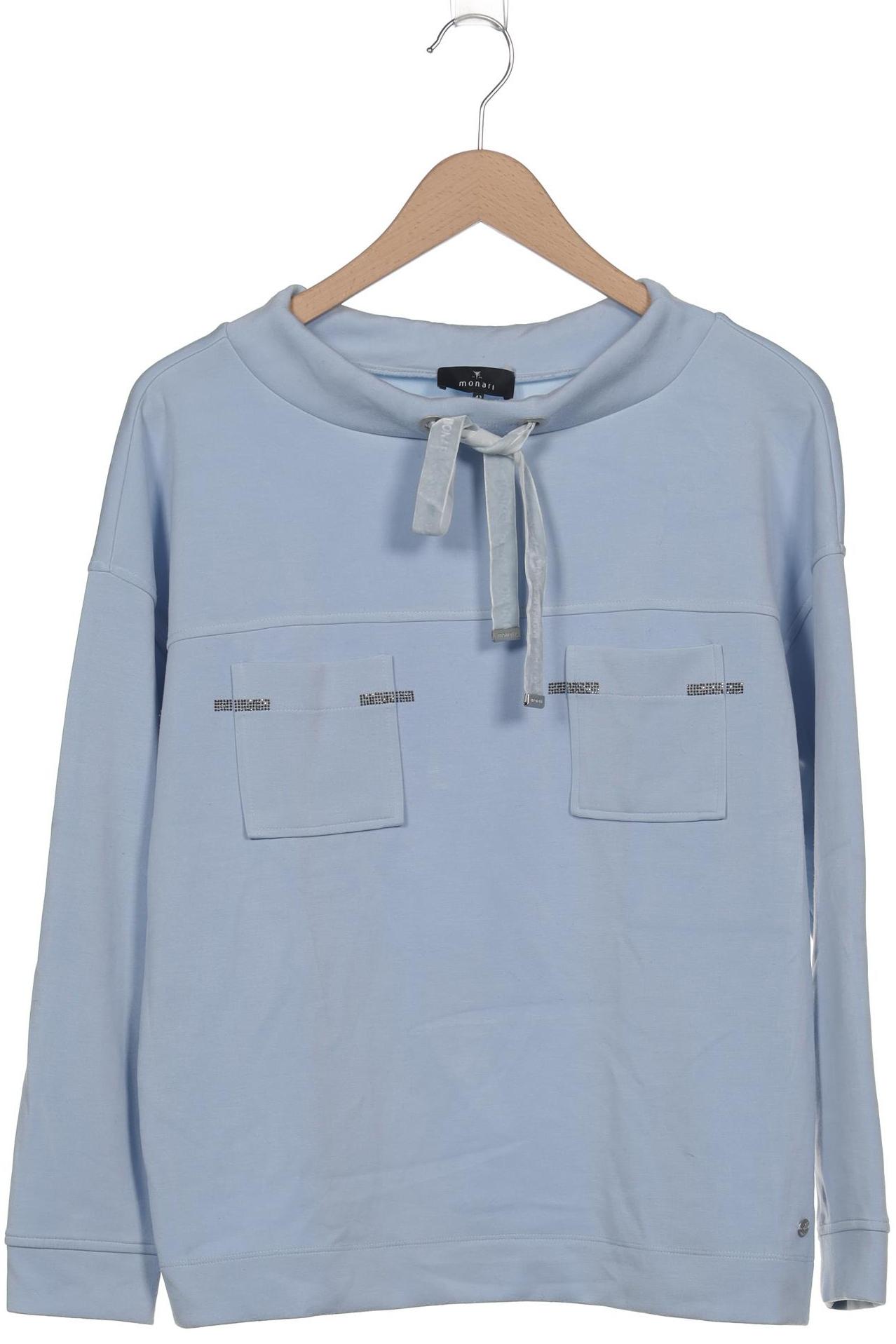 

monari Damen Sweatshirt, hellblau, Gr. 42