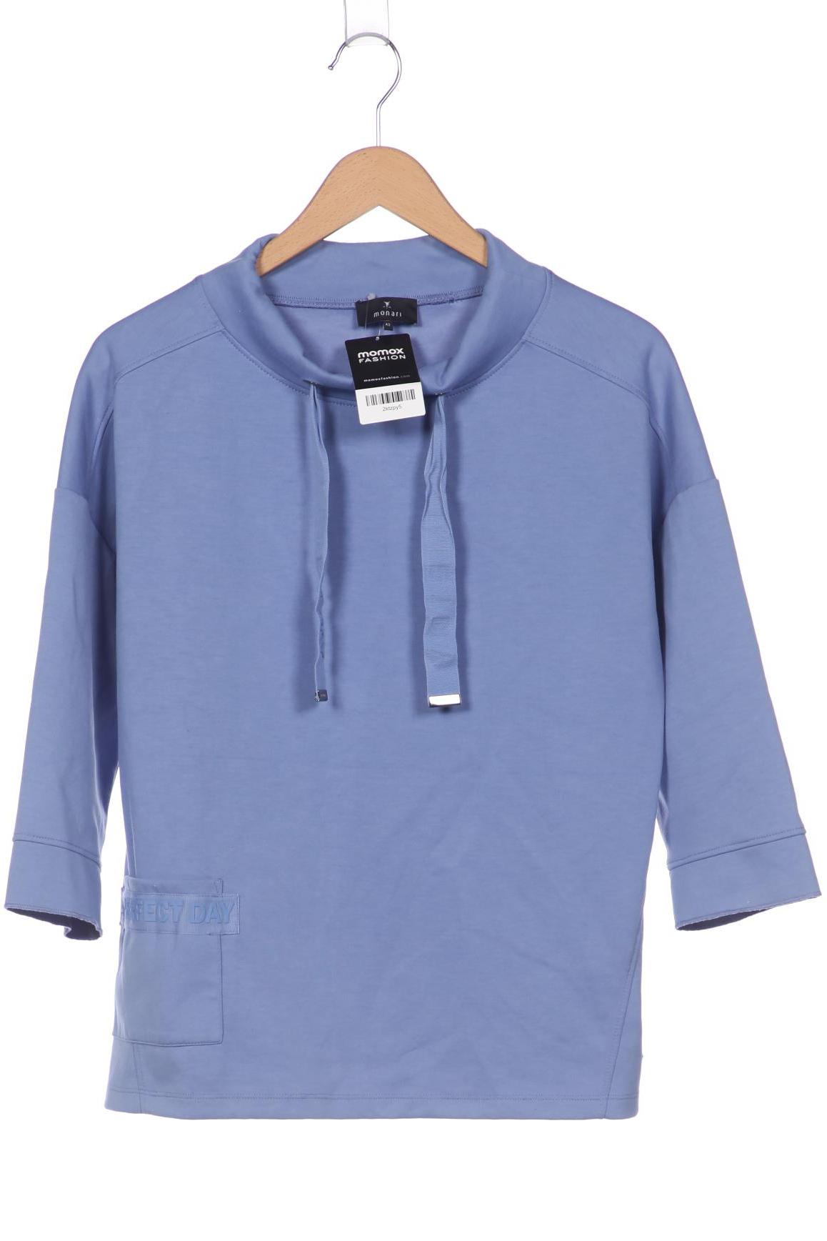 

monari Damen Sweatshirt, blau, Gr. 42