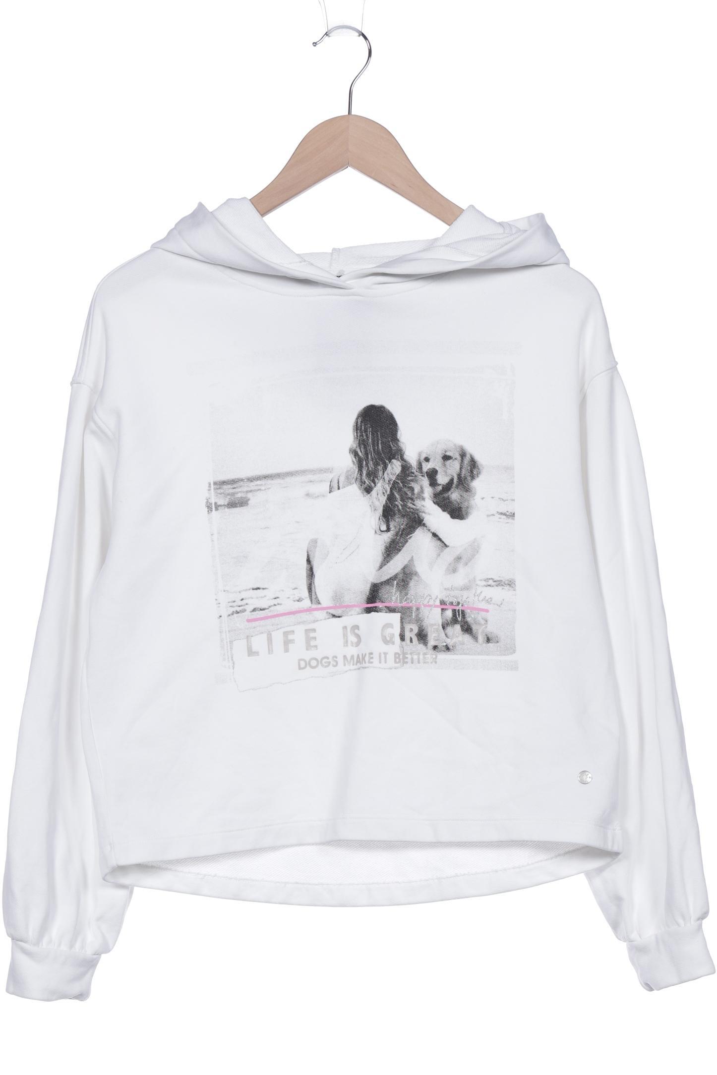 

monari Damen Sweatshirt, weiß, Gr. 34