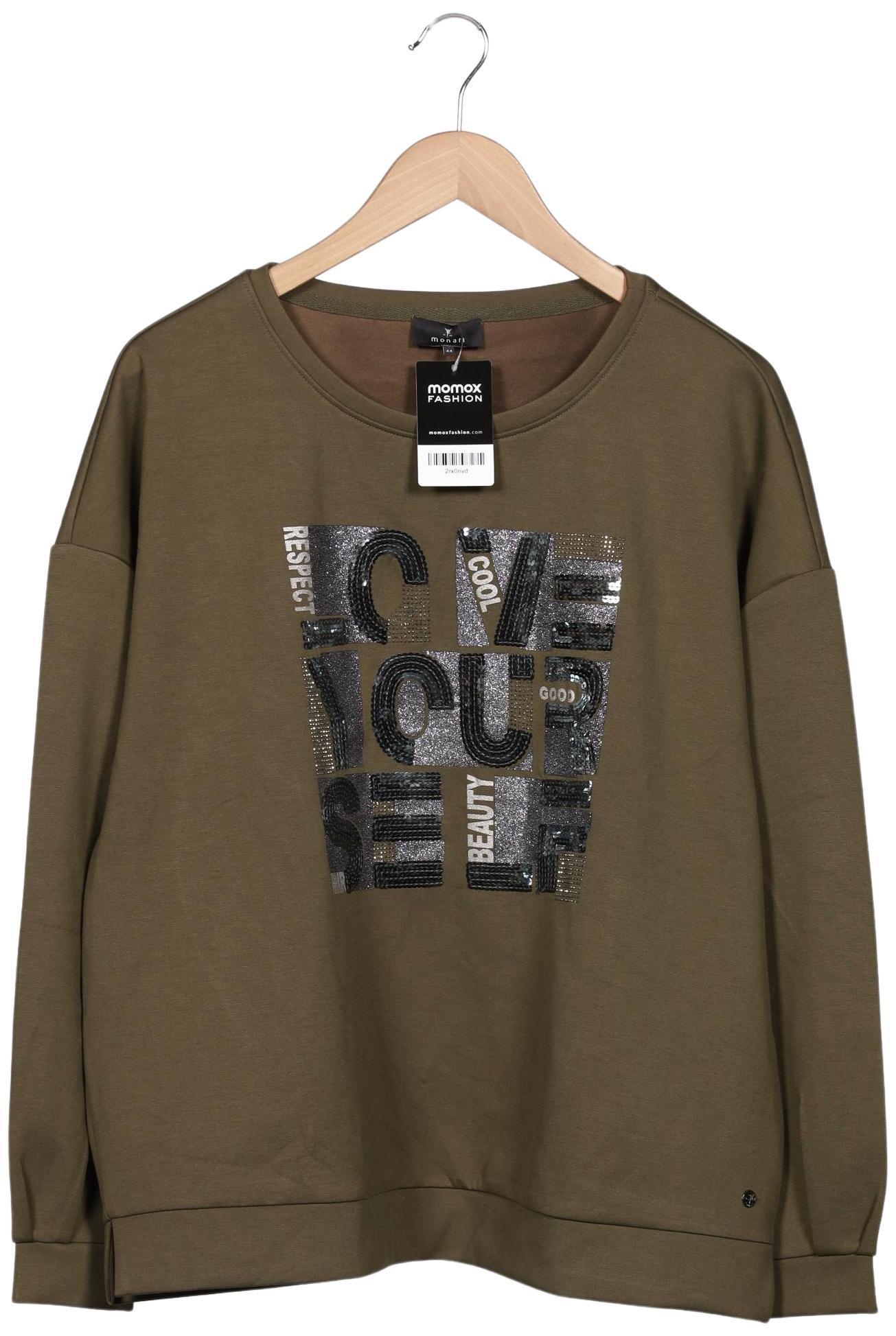 

monari Damen Sweatshirt, grün, Gr. 44