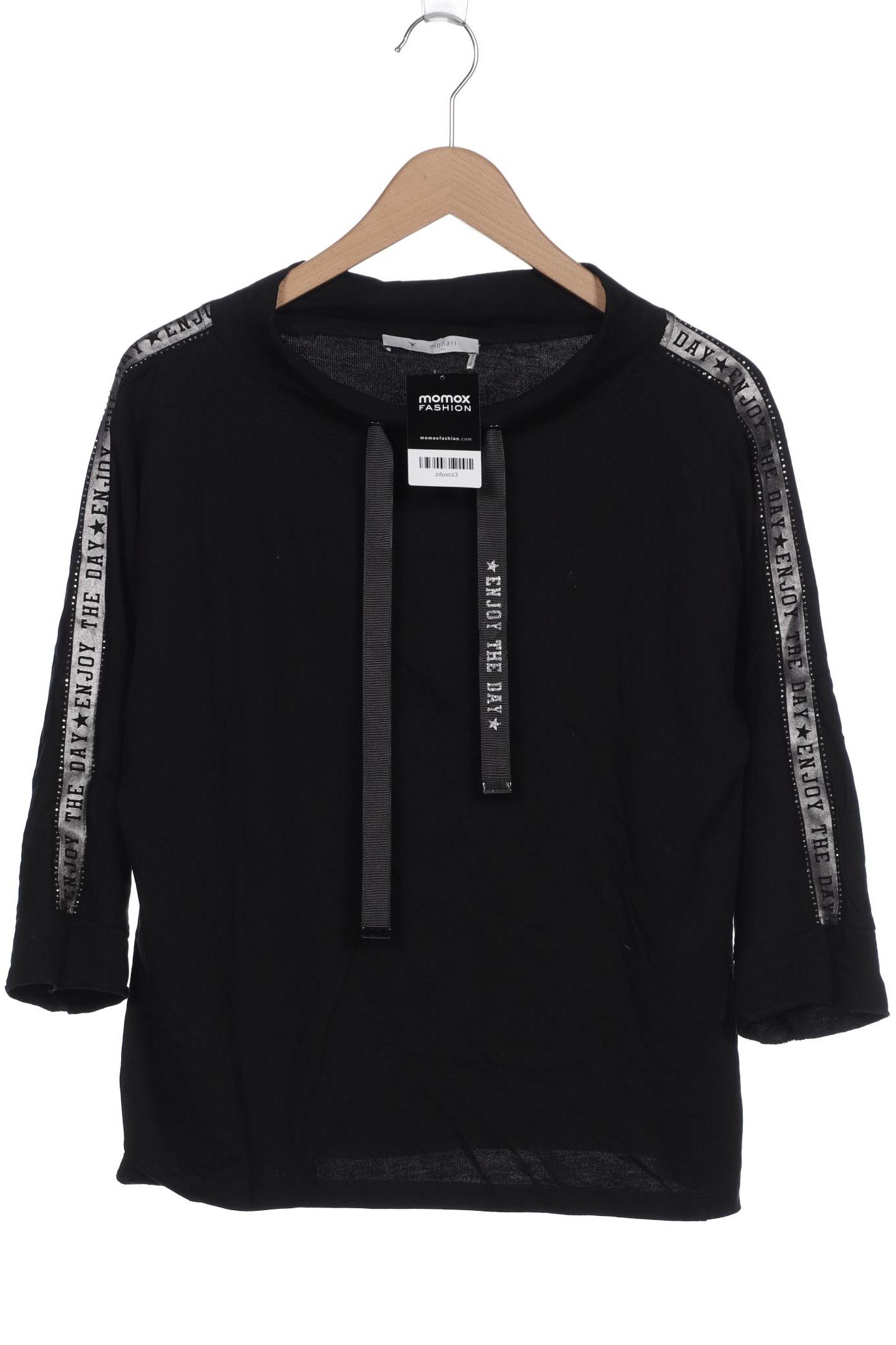 

monari Damen Sweatshirt, schwarz, Gr. 42