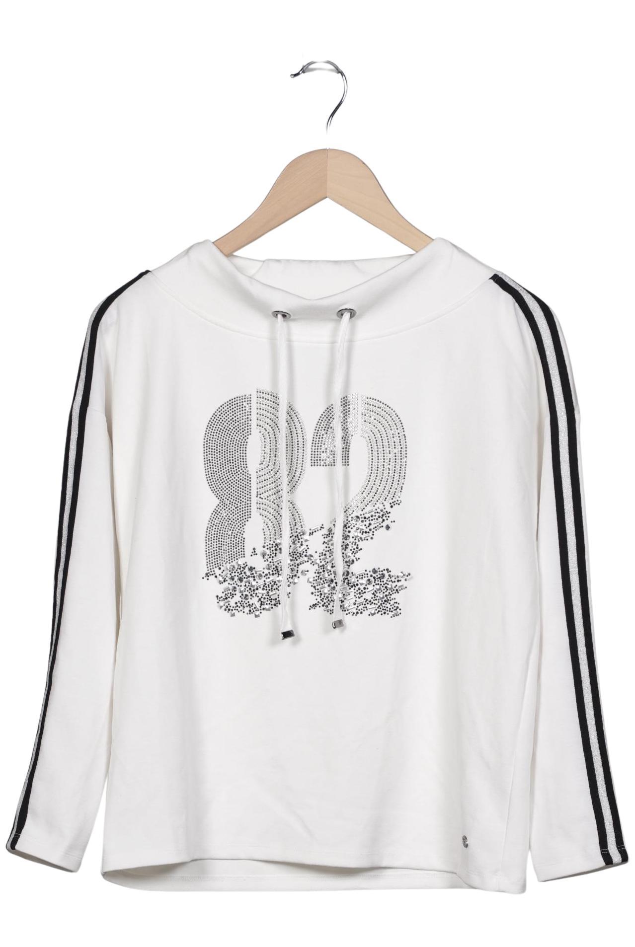 

monari Damen Sweatshirt, weiß, Gr. 34
