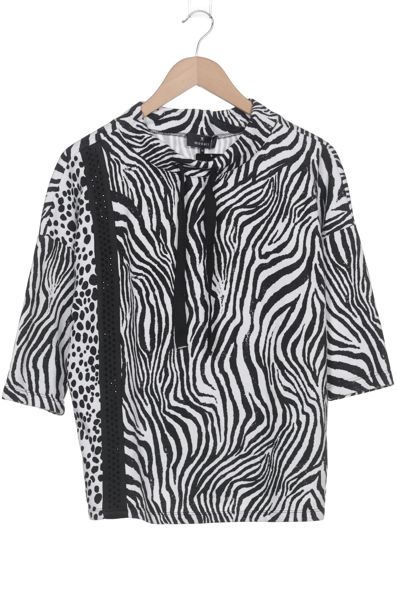 

monari Damen Sweatshirt, schwarz, Gr. 38