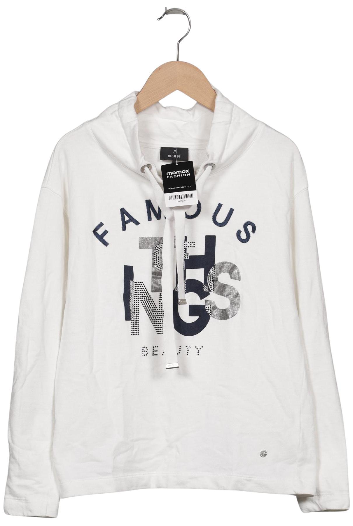 

monari Damen Sweatshirt, weiß, Gr. 34