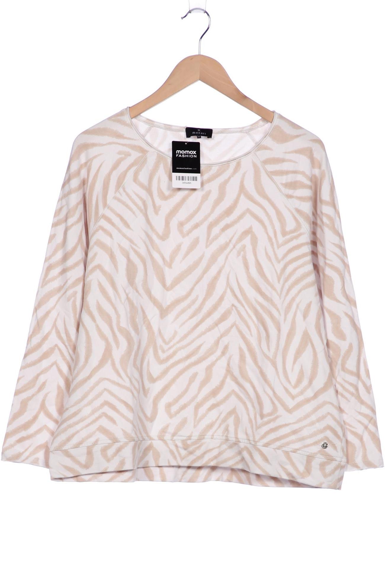 

monari Damen Sweatshirt, beige, Gr. 44