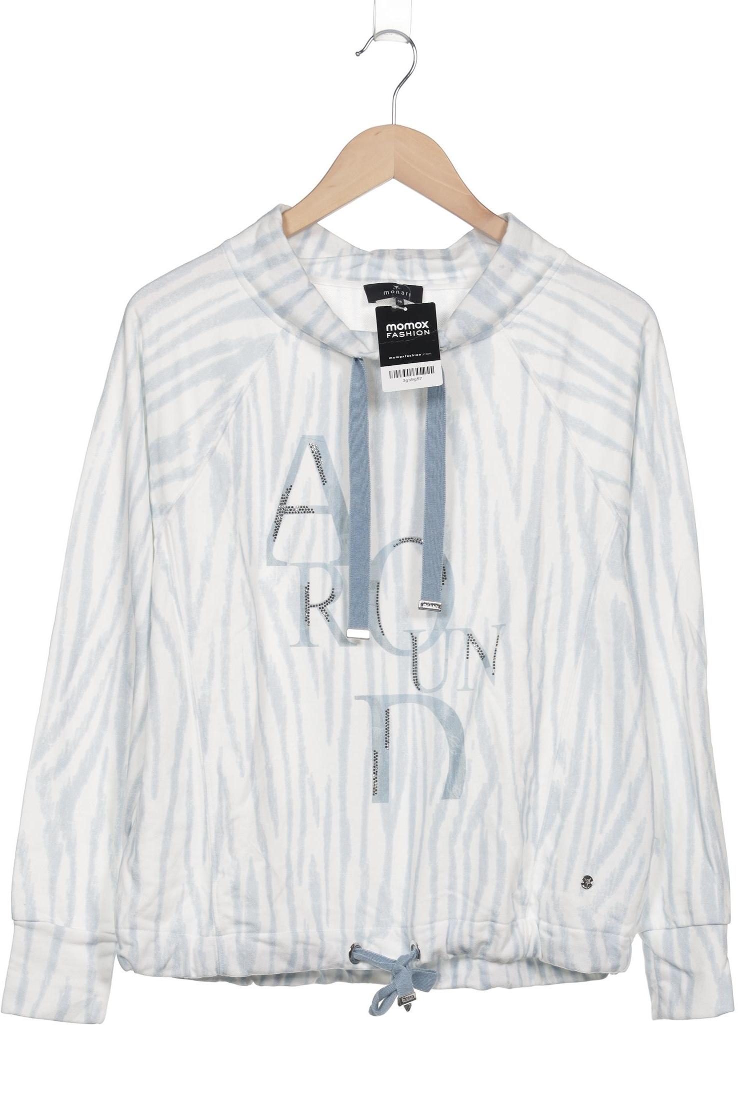 

monari Damen Sweatshirt, hellblau, Gr. 36