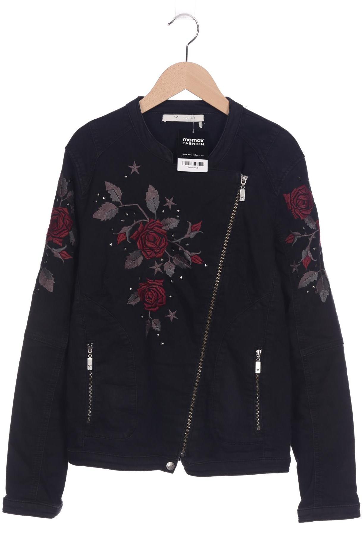 

monari Damen Sweatshirt, schwarz, Gr. 42