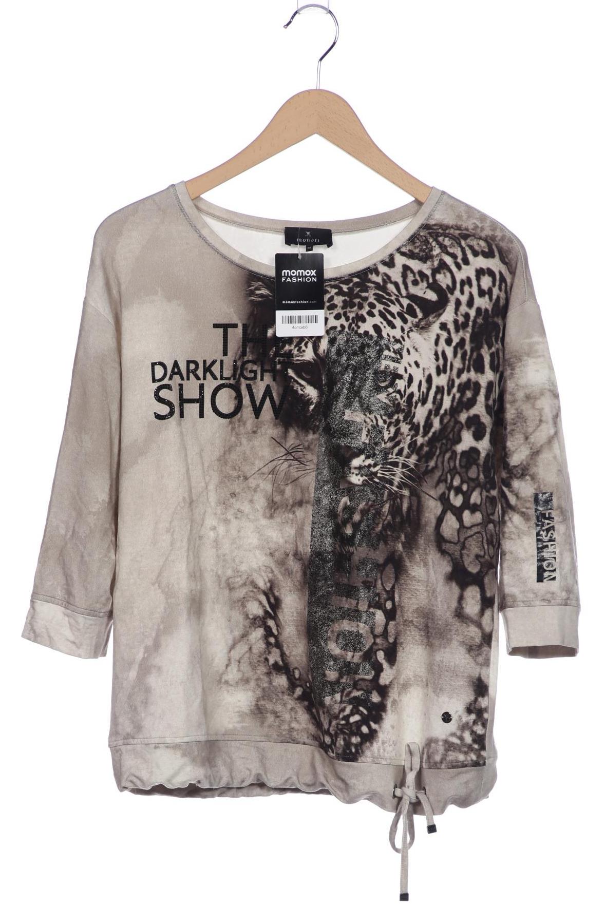 

monari Damen Sweatshirt, beige, Gr. 36
