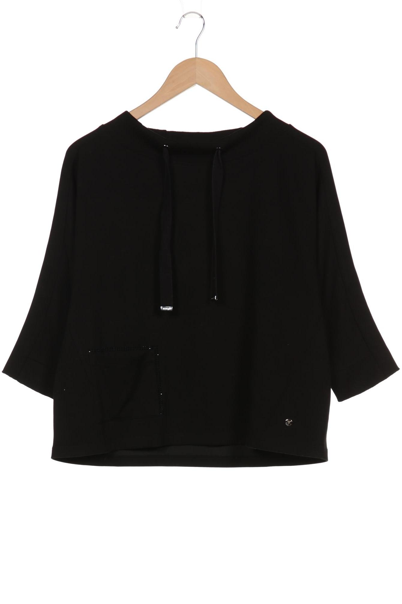 

monari Damen Sweatshirt, schwarz, Gr. 38