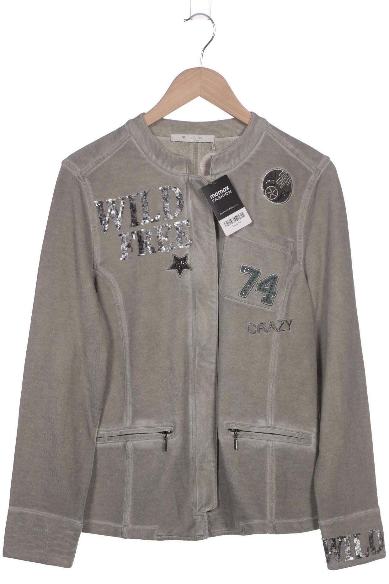 

monari Damen Sweatshirt, grau, Gr. 44