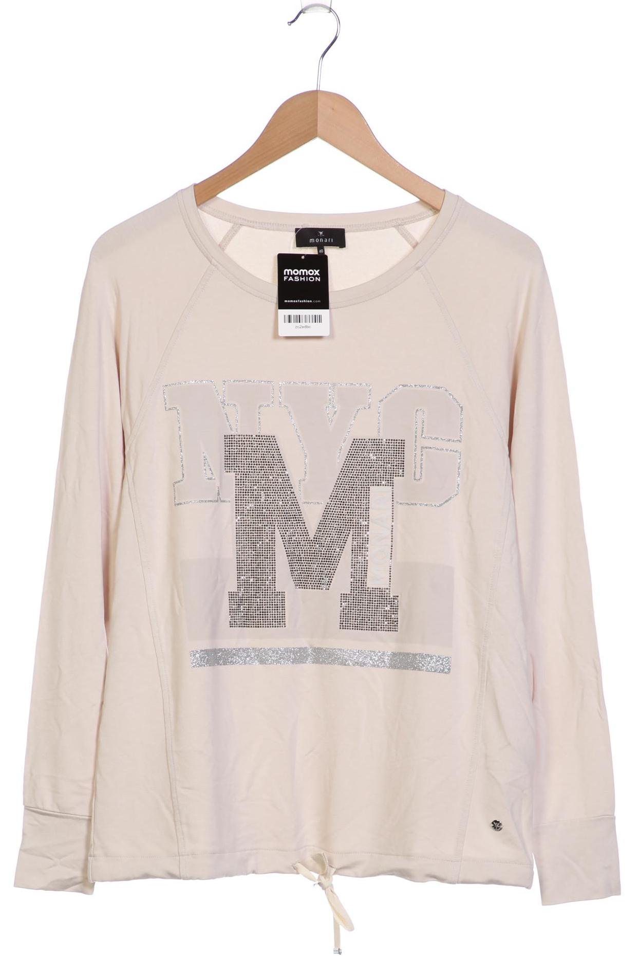 

monari Damen Sweatshirt, beige, Gr. 40