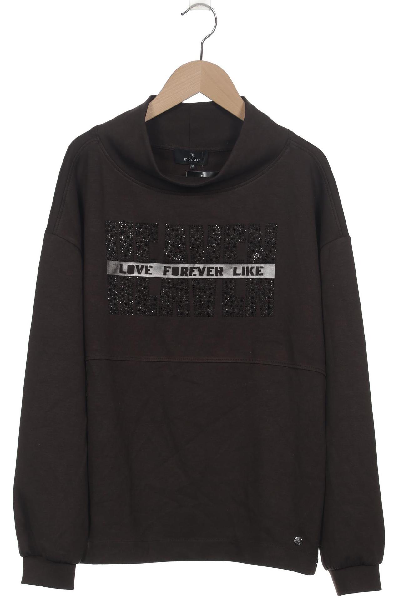 

monari Damen Sweatshirt, braun, Gr. 38