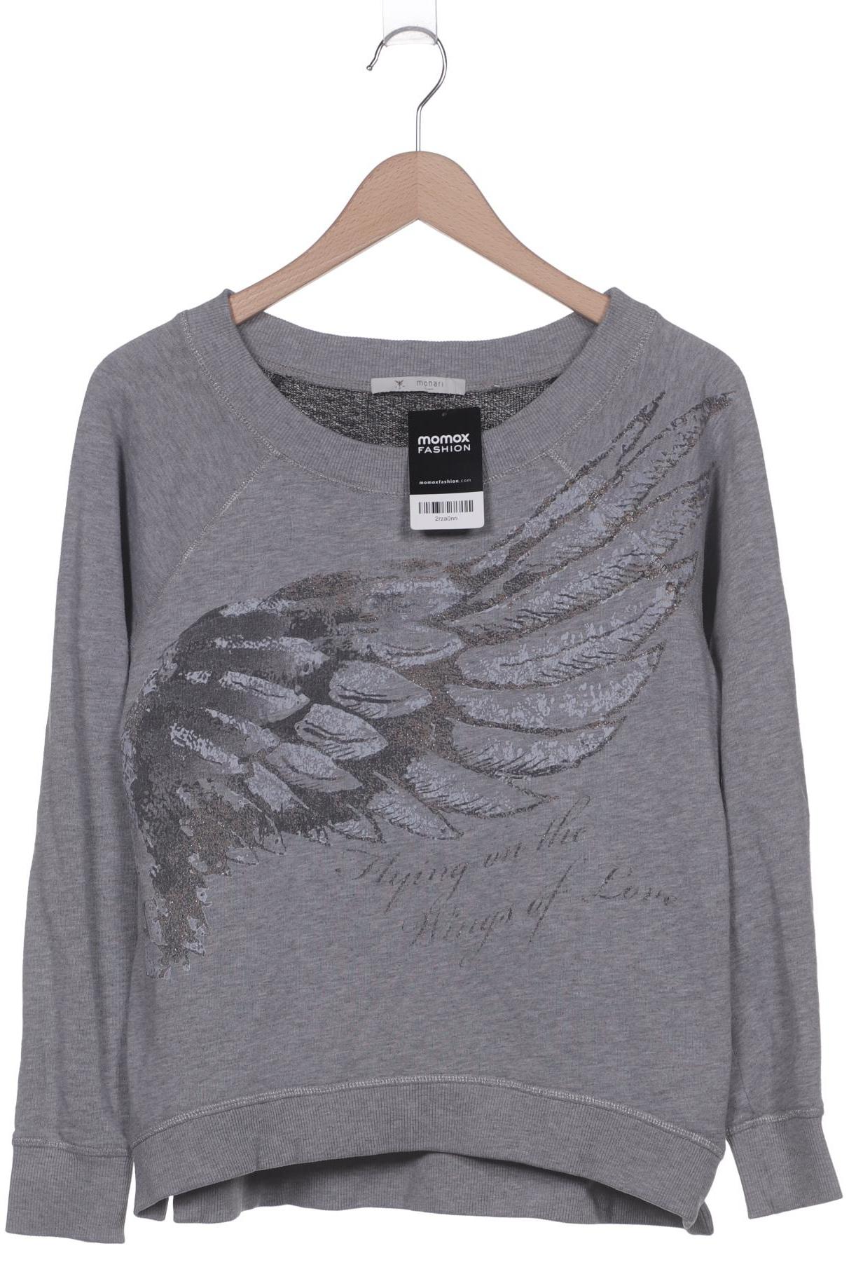 

monari Damen Sweatshirt, grau, Gr. 40