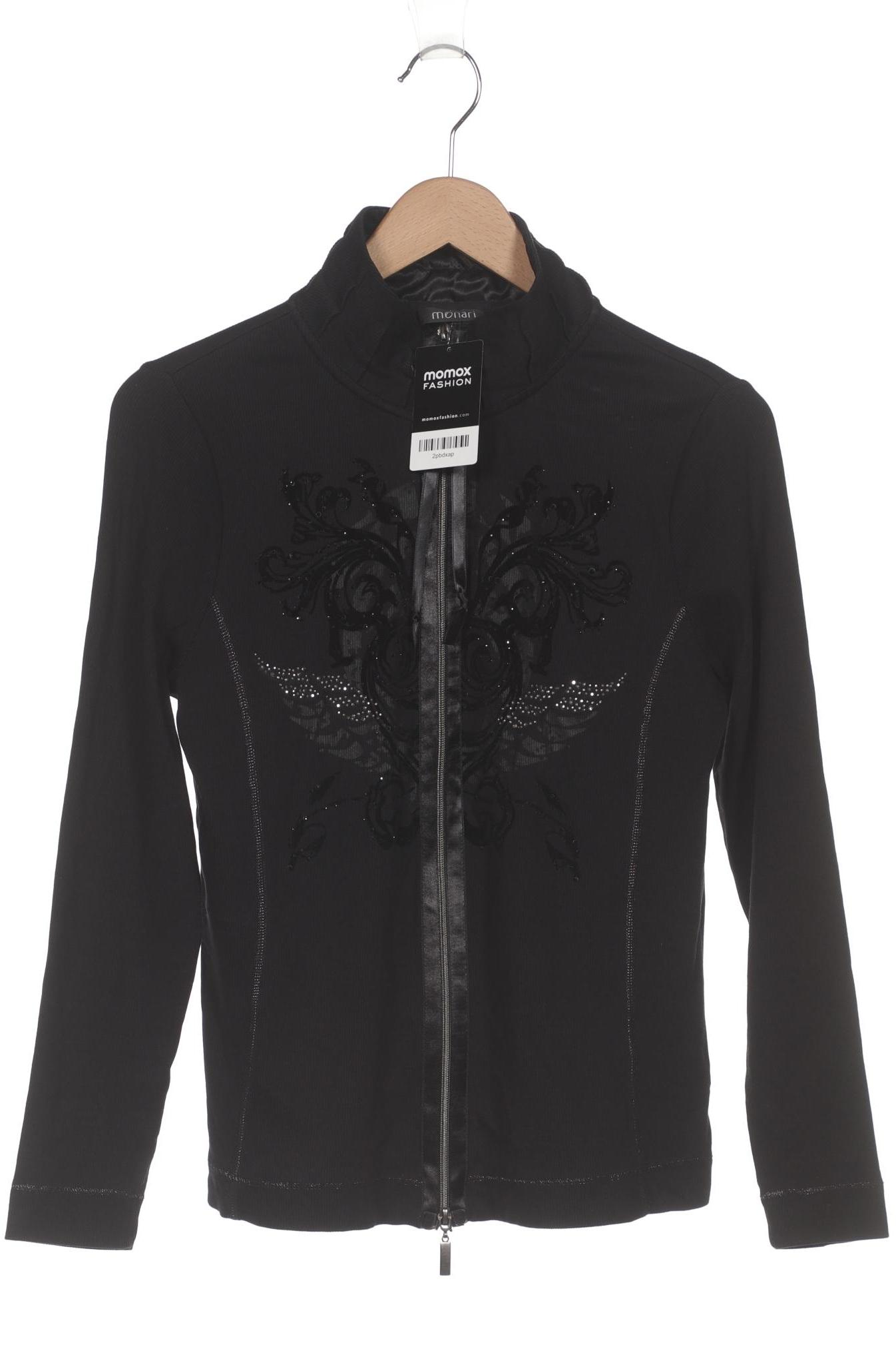 

monari Damen Sweatshirt, schwarz, Gr. 42
