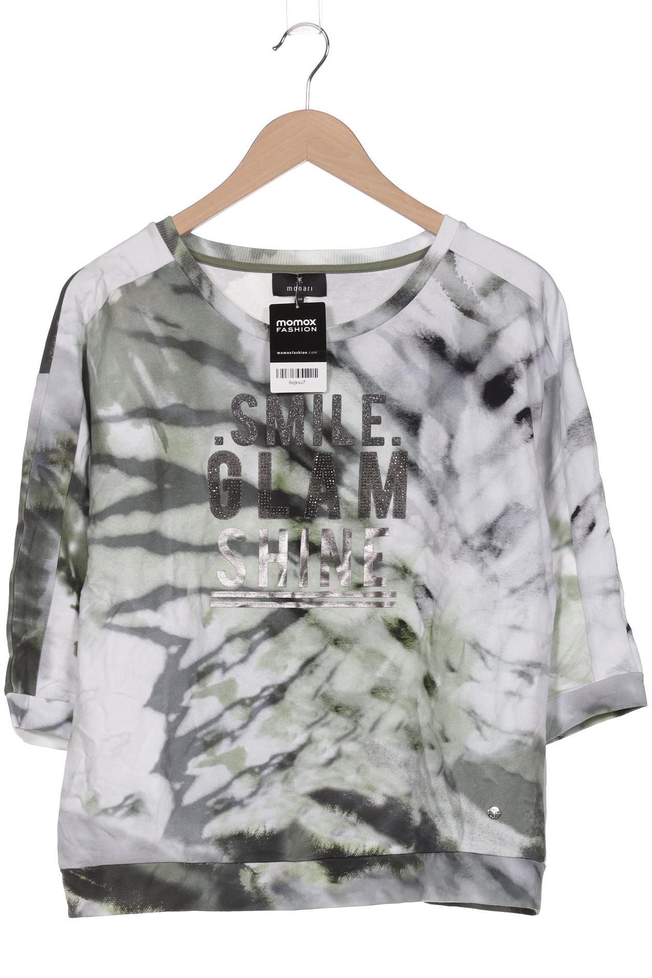 

monari Damen Sweatshirt, grün, Gr. 38