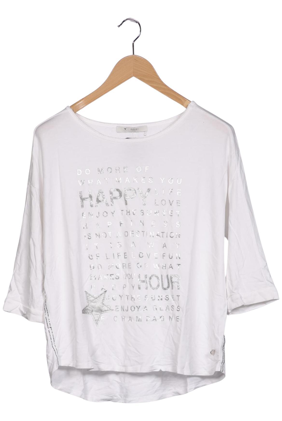 

monari Damen Sweatshirt, weiß, Gr. 42