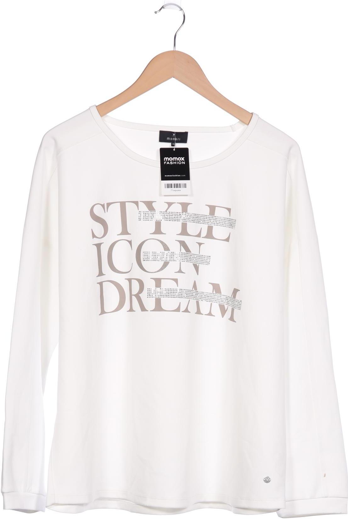 

monari Damen Sweatshirt, weiß