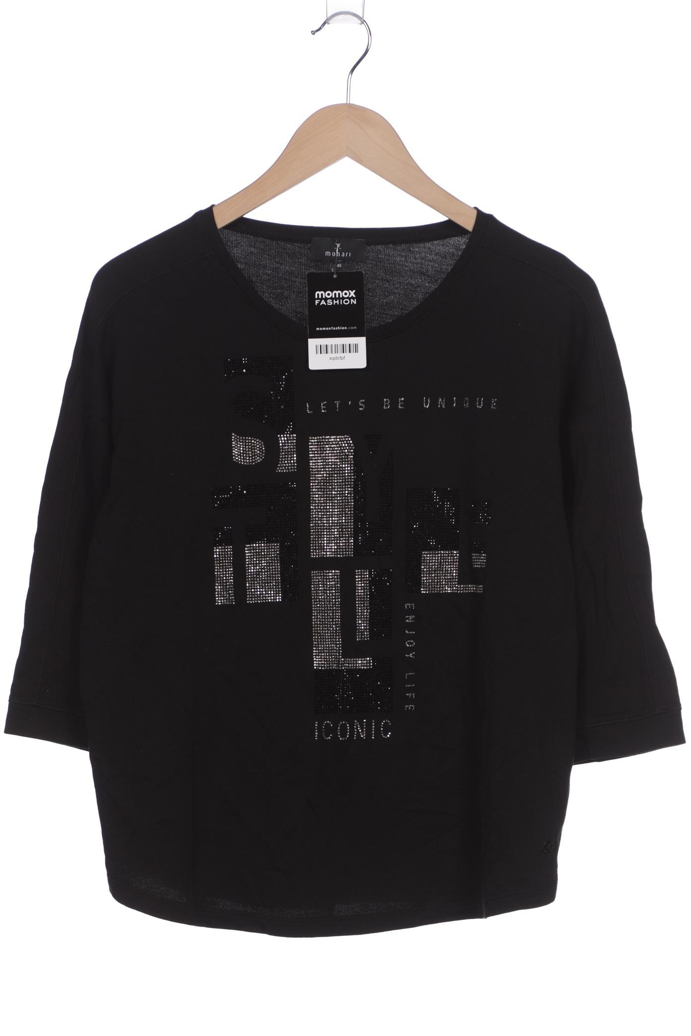 

monari Damen Sweatshirt, schwarz, Gr. 40