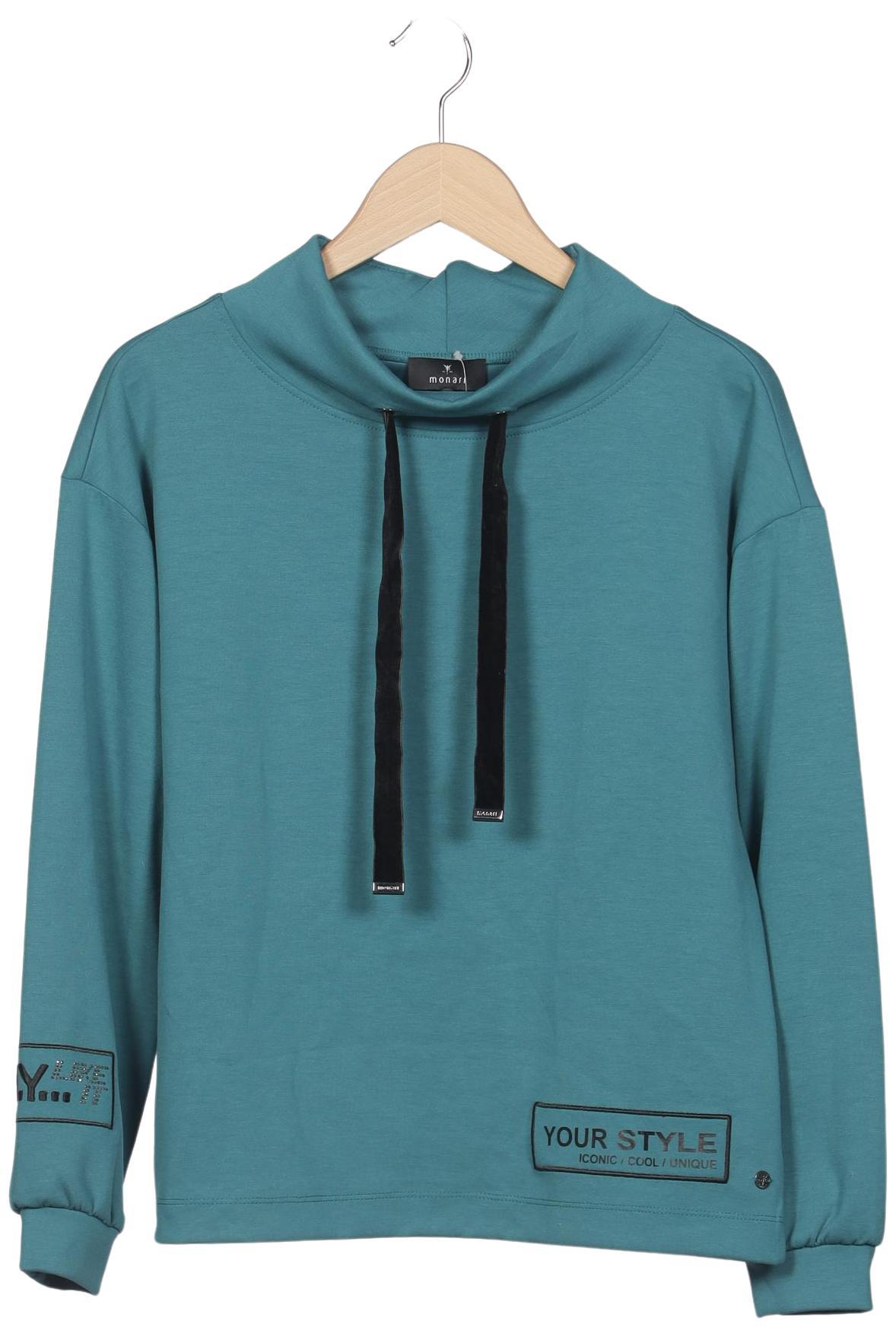 

monari Damen Sweatshirt, türkis, Gr. 36