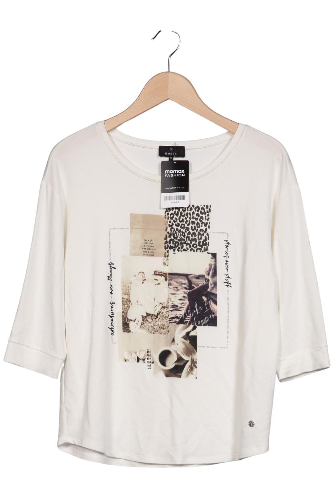 

monari Damen Sweatshirt, cremeweiß, Gr. 36