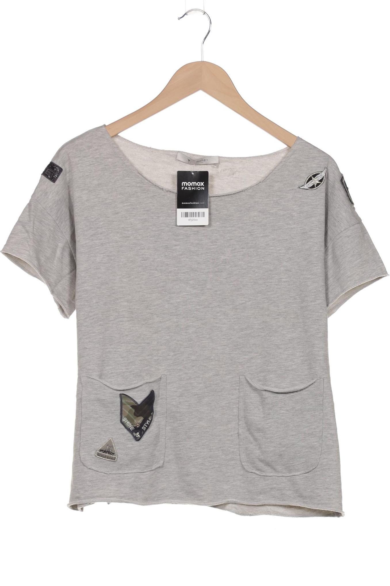 

monari Damen Sweatshirt, grau, Gr. 40