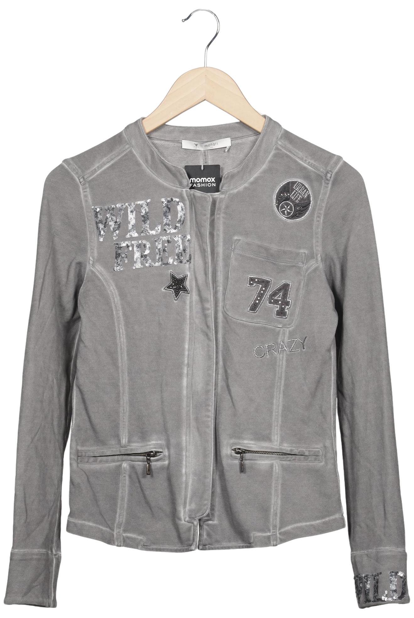 

monari Damen Sweatshirt, grau, Gr. 38