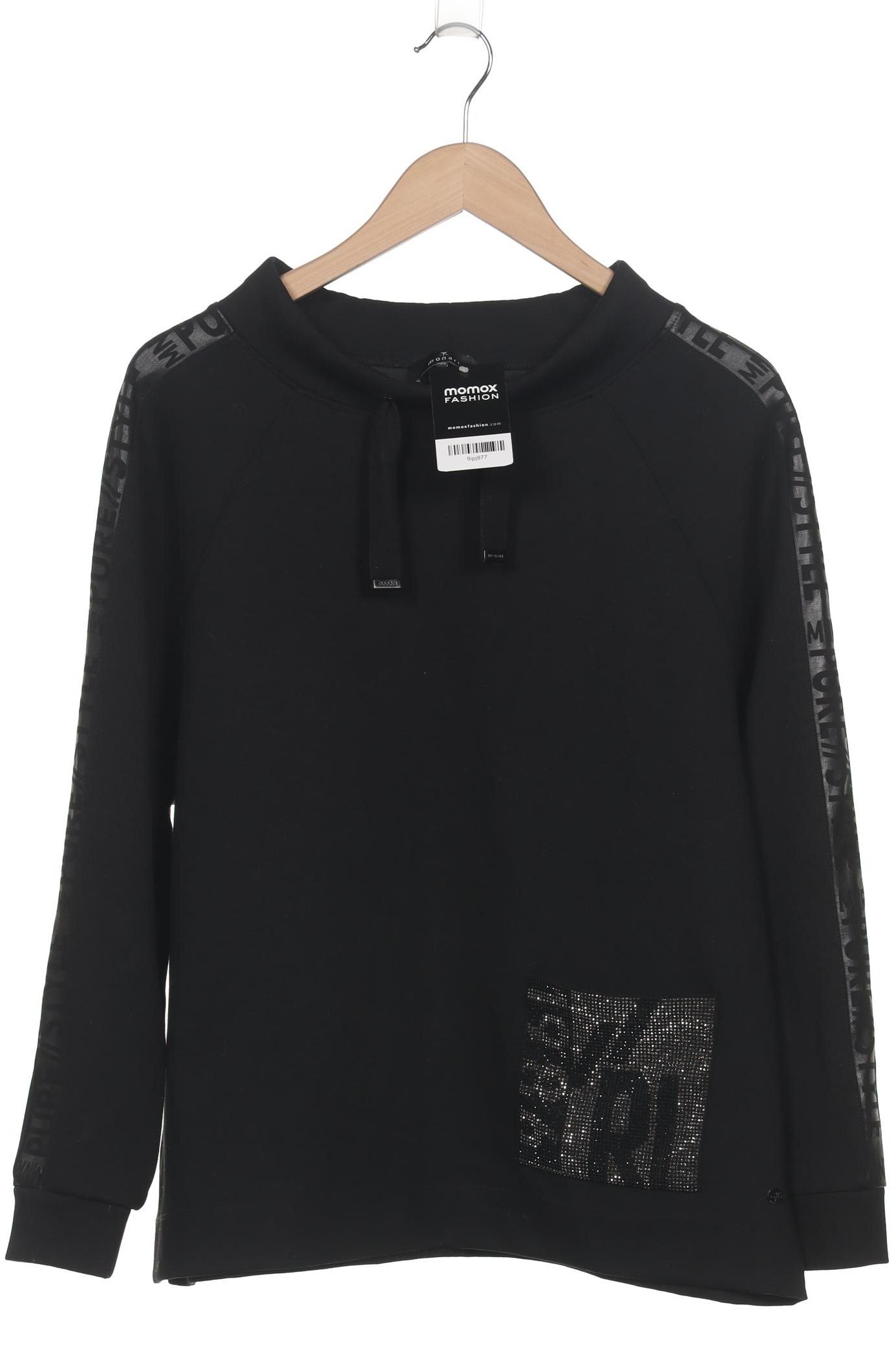 

monari Damen Sweatshirt, schwarz, Gr. 44
