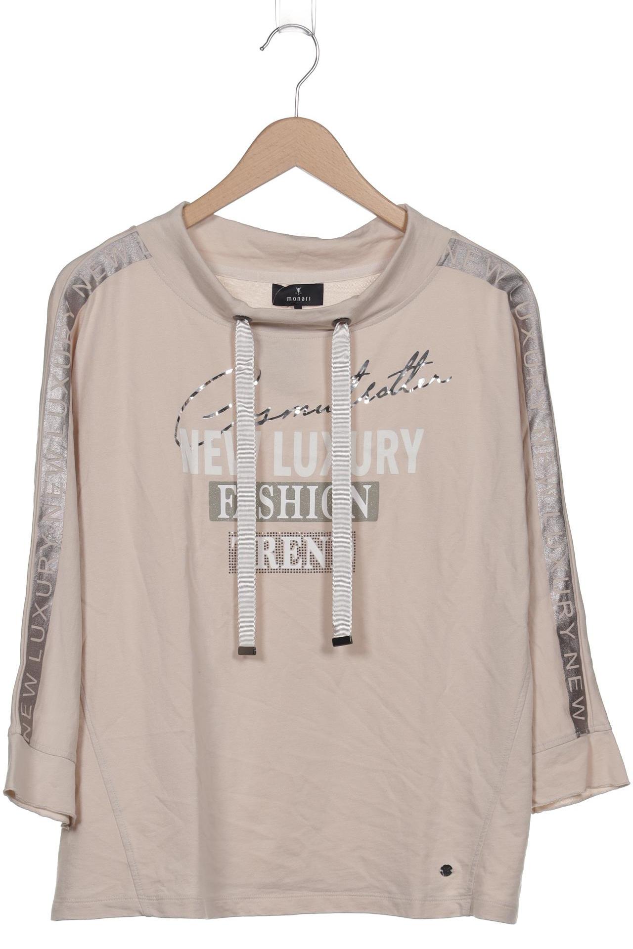 

monari Damen Sweatshirt, beige, Gr. 42