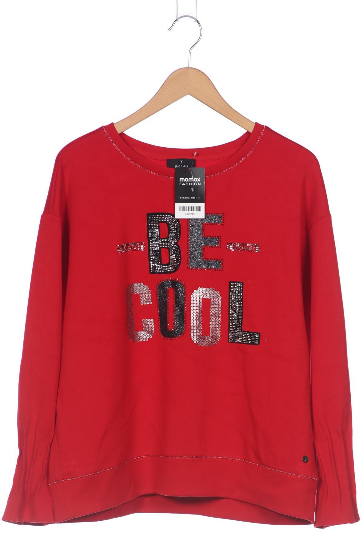 

monari Damen Sweatshirt, rot, Gr. 42