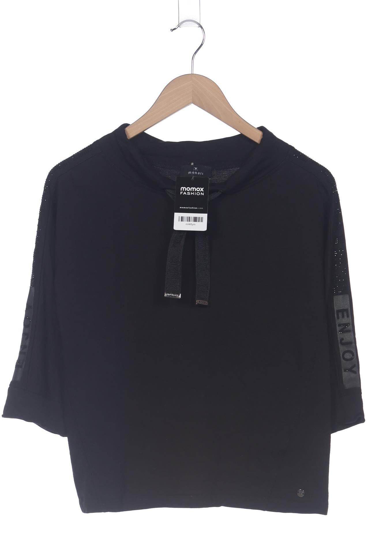 

monari Damen Sweatshirt, schwarz, Gr. 36