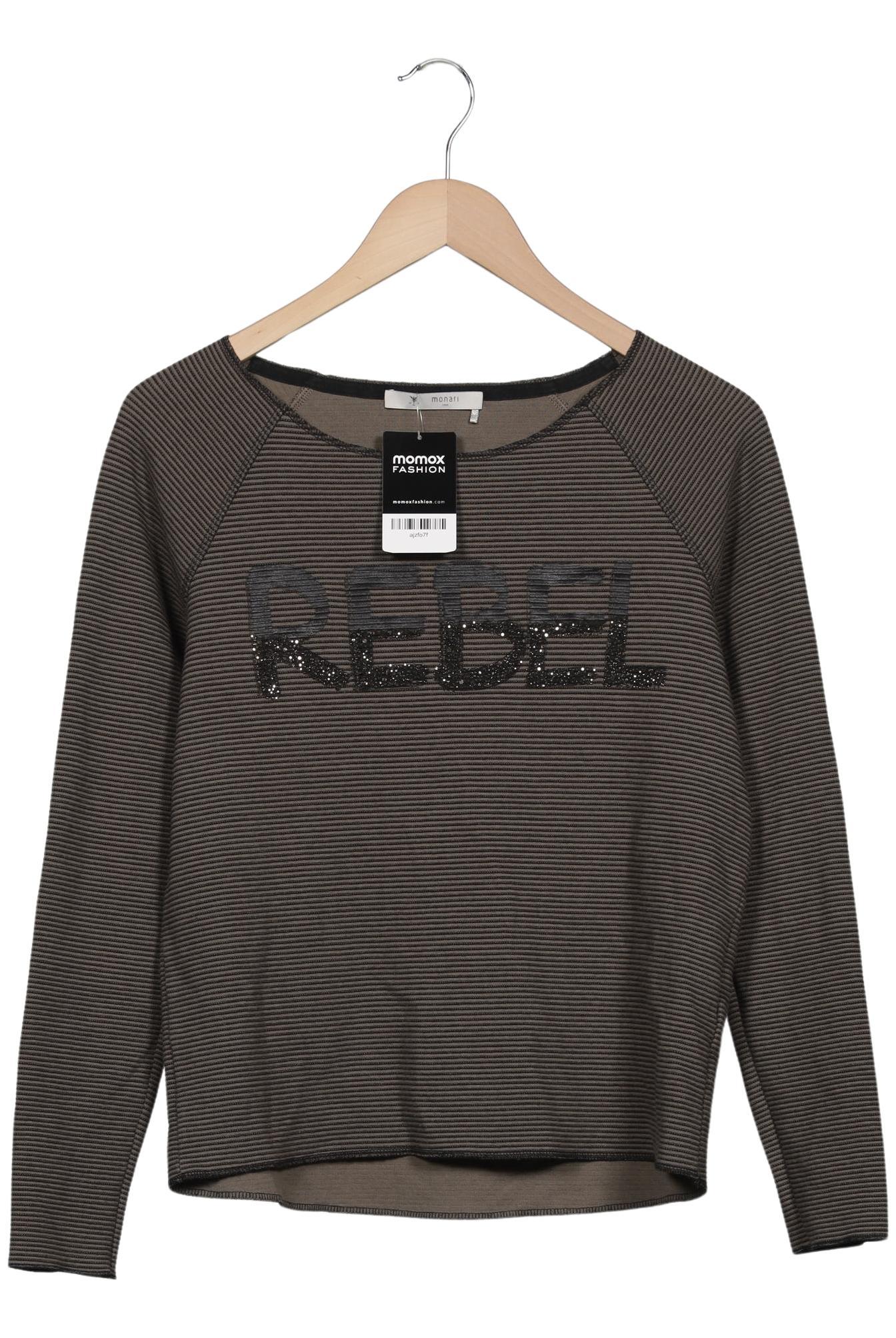 

monari Damen Sweatshirt, grau, Gr. 38