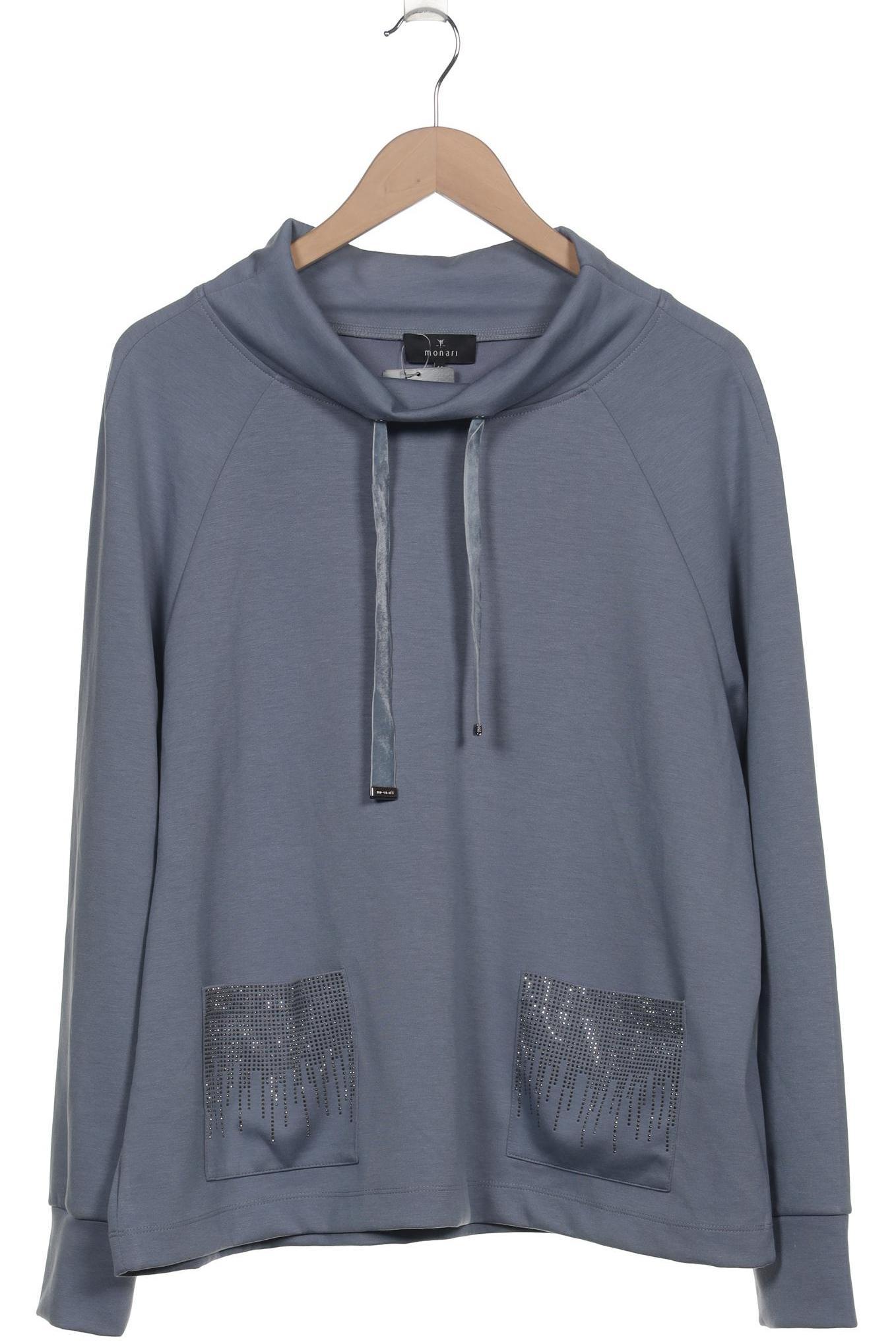 

monari Damen Sweatshirt, blau, Gr. 44
