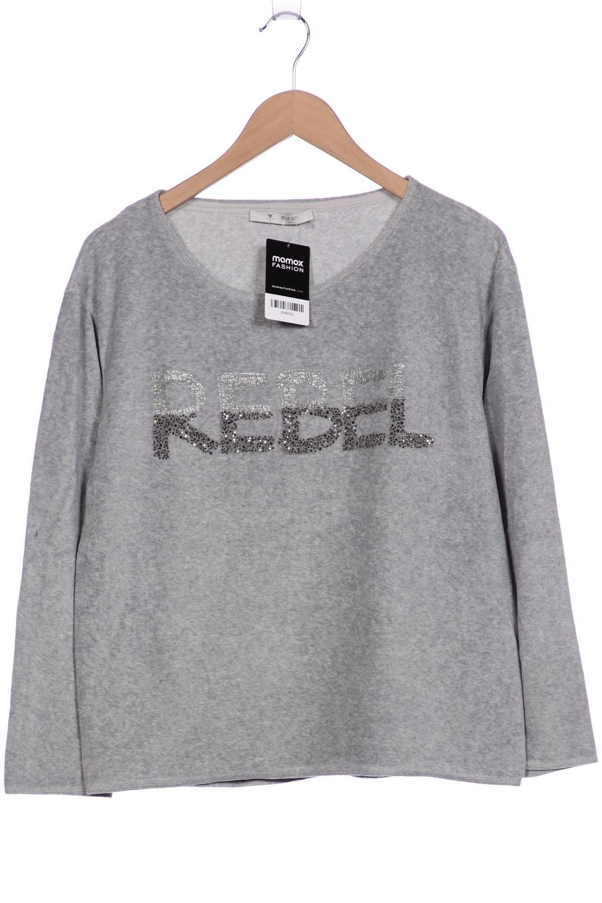 

monari Damen Sweatshirt, grau, Gr. 40