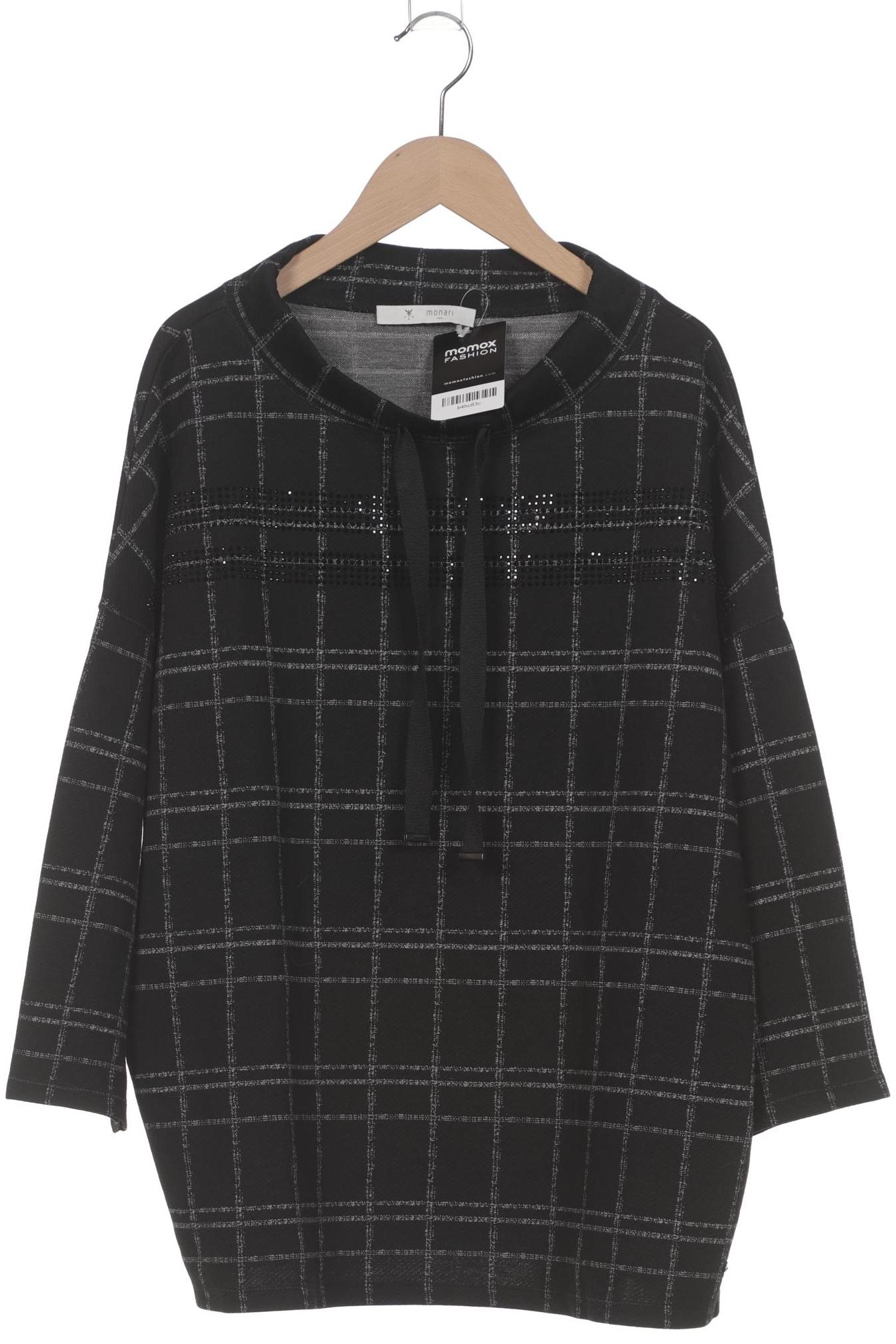 

monari Damen Sweatshirt, schwarz, Gr. 44
