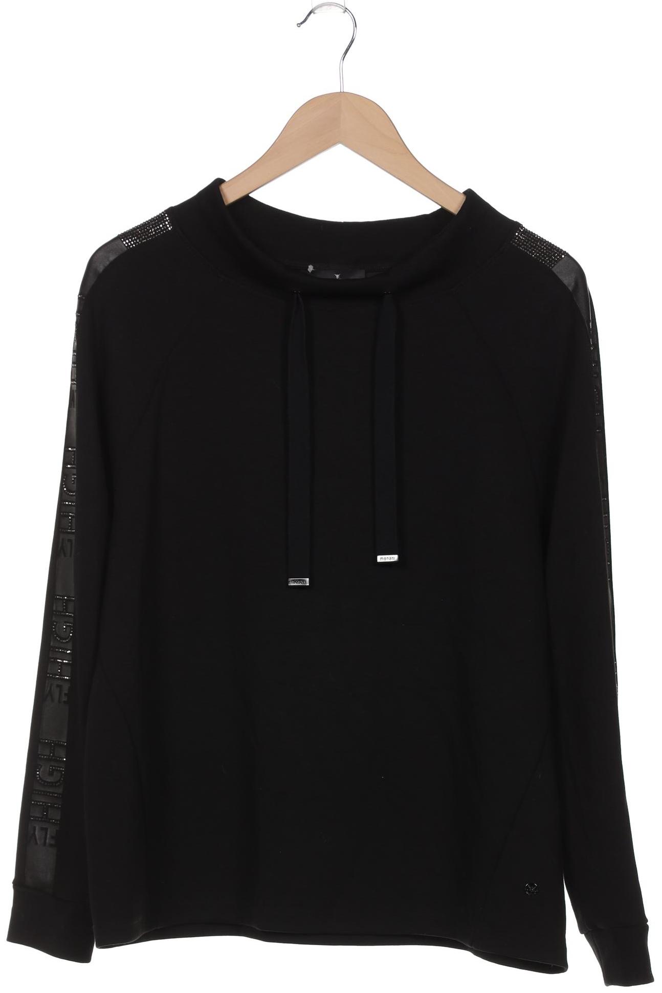 

monari Damen Sweatshirt, schwarz, Gr. 42