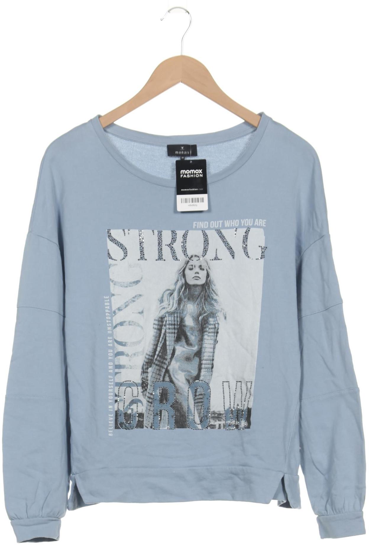 

monari Damen Sweatshirt, hellblau, Gr. 38