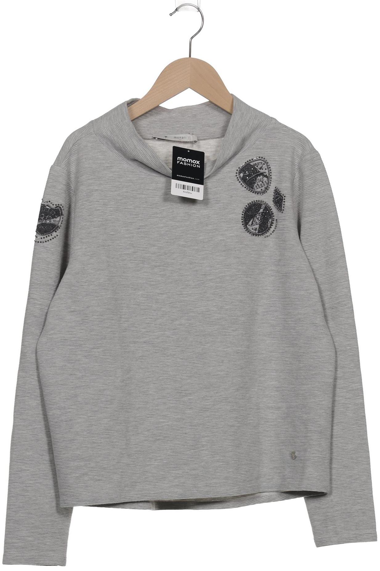 

monari Damen Sweatshirt, grau, Gr. 38