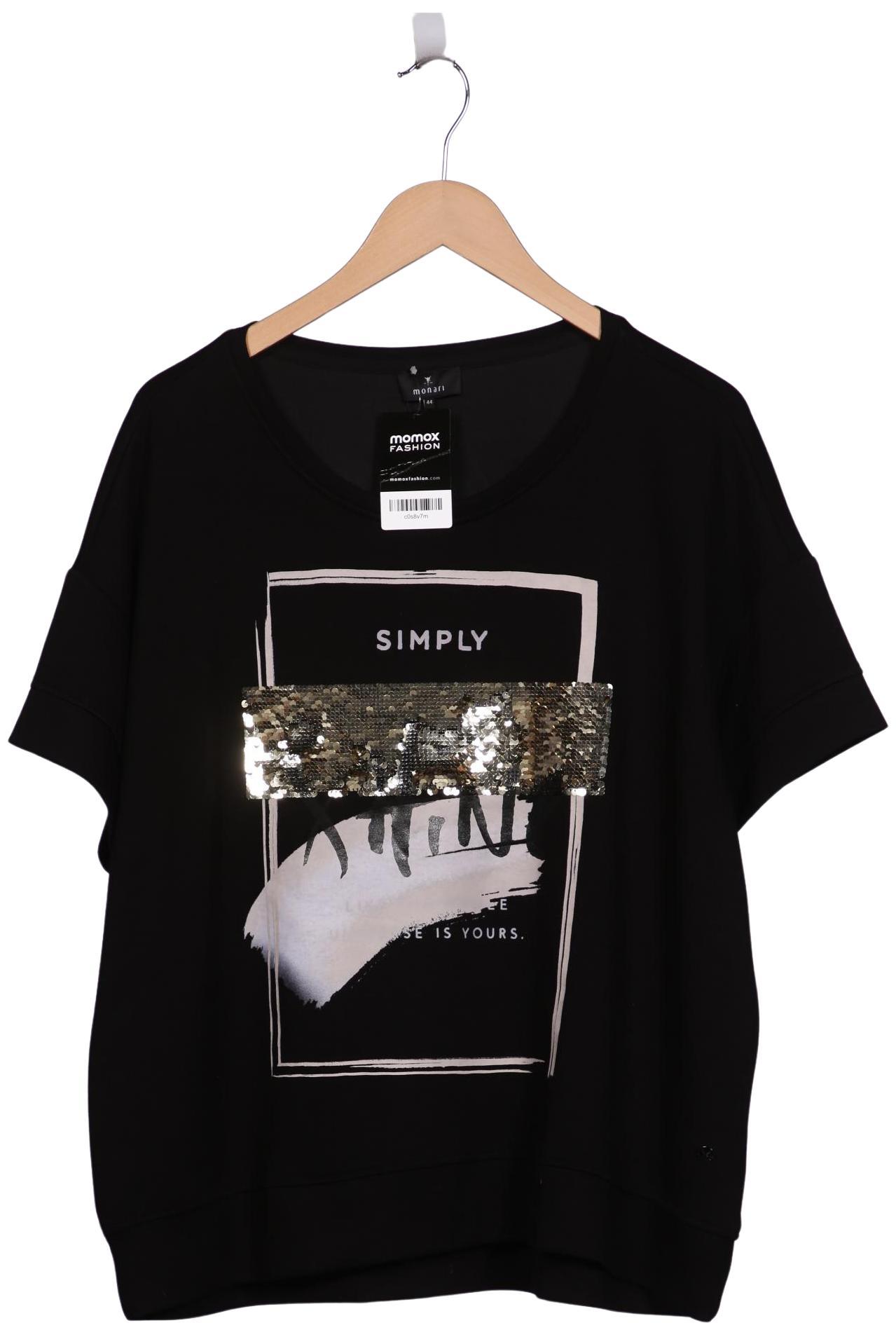 

monari Damen Sweatshirt, schwarz, Gr. 44